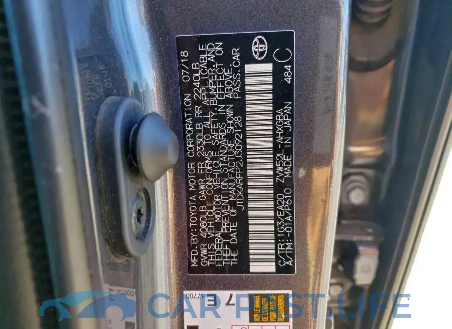 JTDKARFP2J3092128# 12