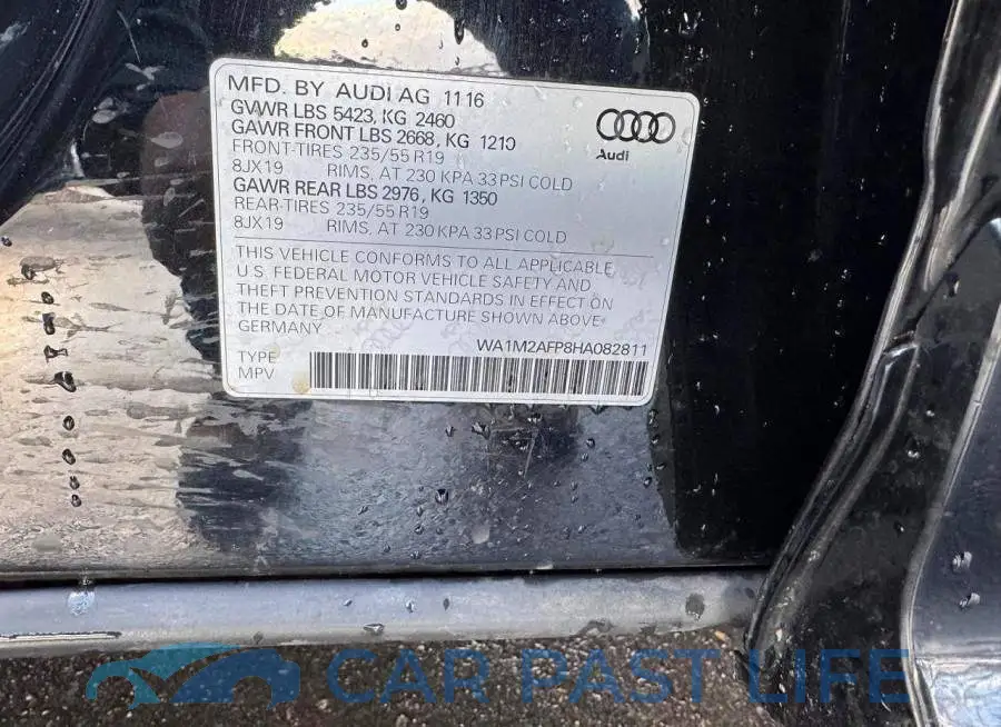 WA1M2AFP8HA082811# 13