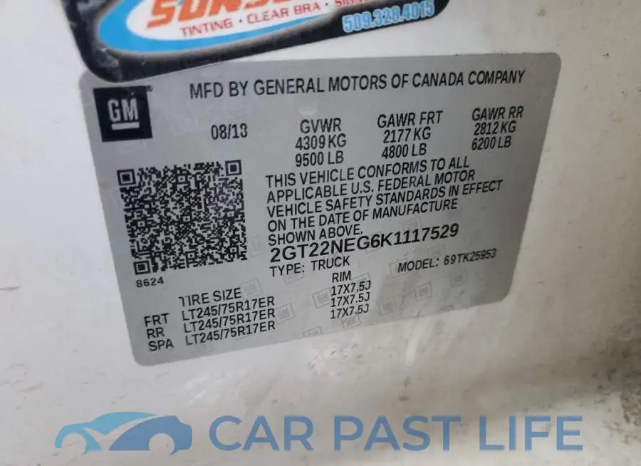 2GT22NEG6K1117529# 13