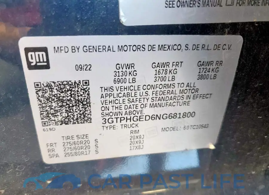3GTPHGED6NG681800# 12