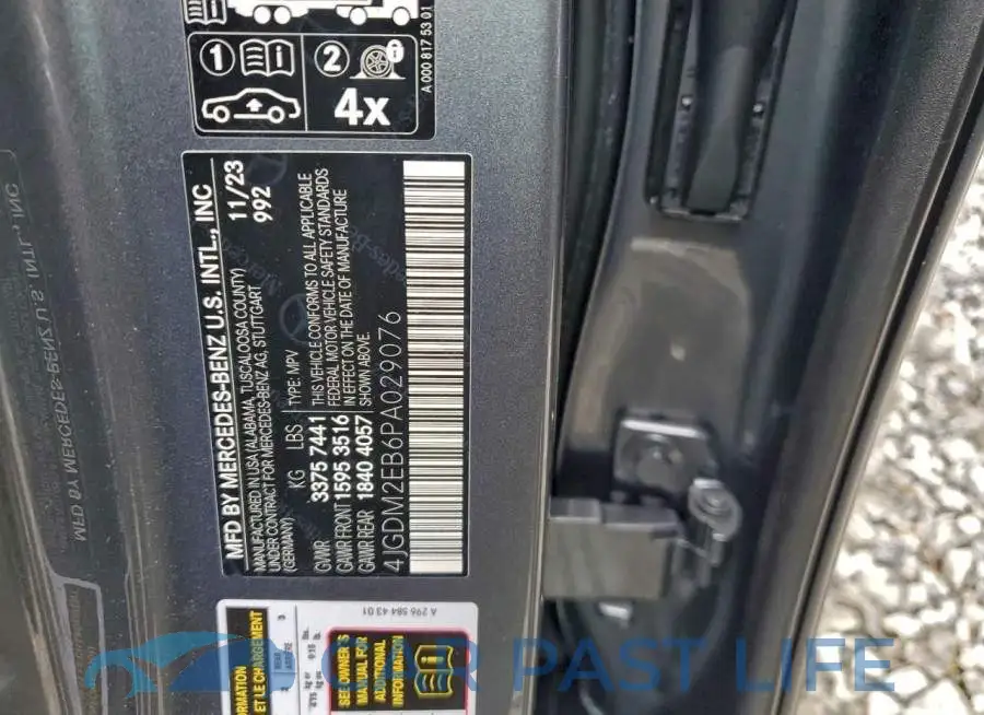4JGDM2EB6PA029076# 13