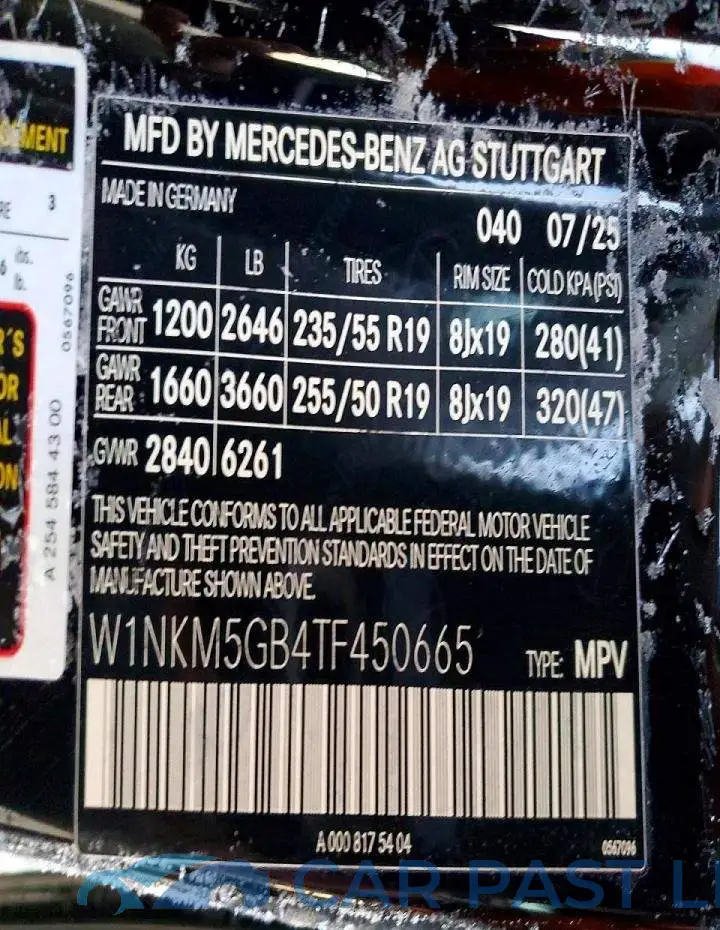 W1NKM5GB4TF450665# 13