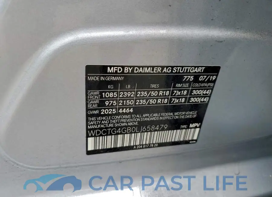 WDCTG4GB0LJ658479# 13