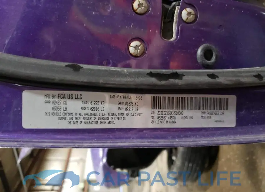 2C3CDZKG1KH518508# 12