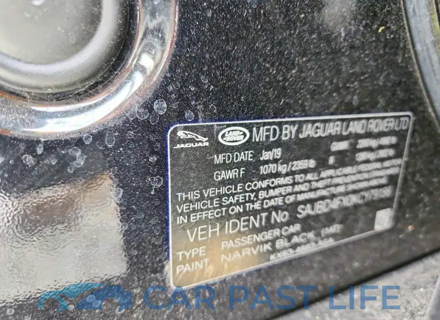 SAJBD4FX0KCY79186# 13