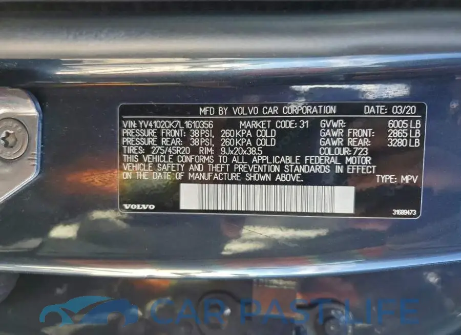 YV4102CK7L1610356# 13