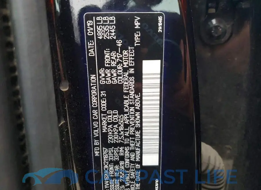 YV4162UK3K2118767# 14