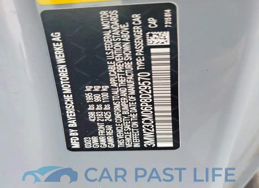 3MW23CM06P8D29570# 13