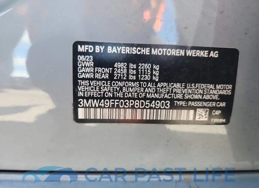 3MW49FF03P8D54903# 13