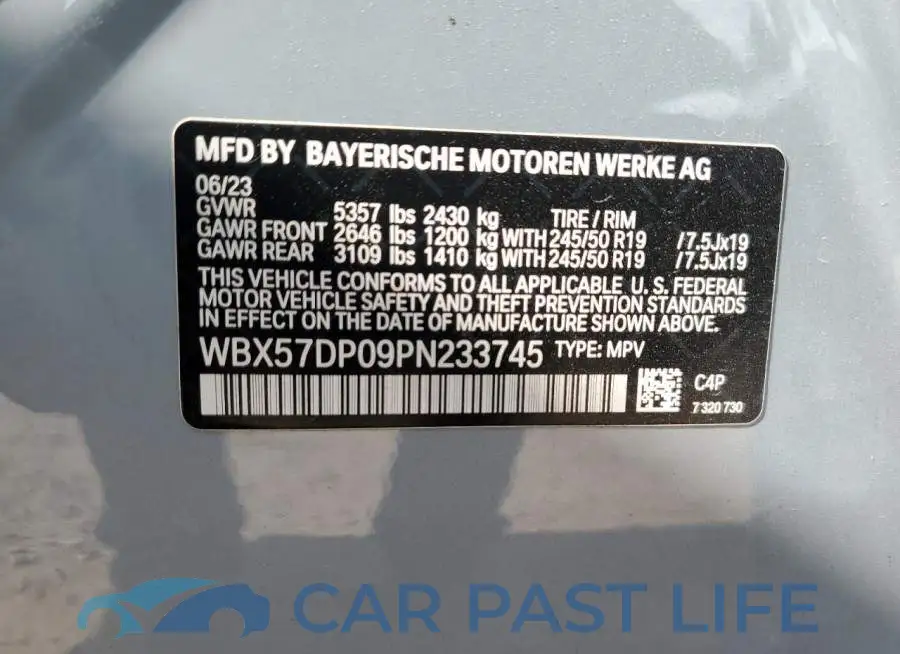 WBX57DP09PN233745# 13