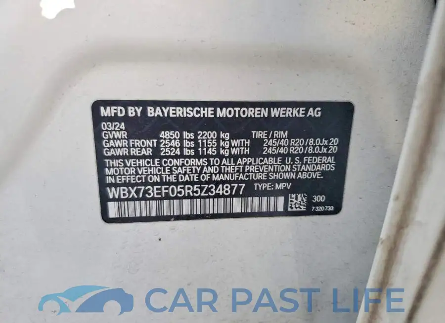 WBX73EF05R5Z34877# 12