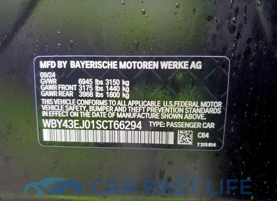 WBY43EJ01SCT66294# 13