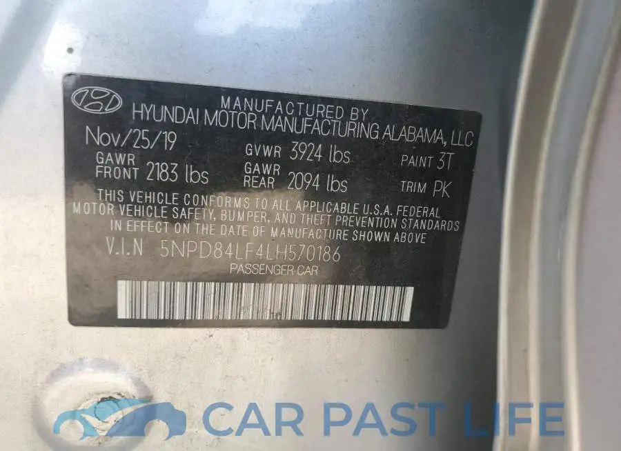 5NPD84LF4LH570186# 12