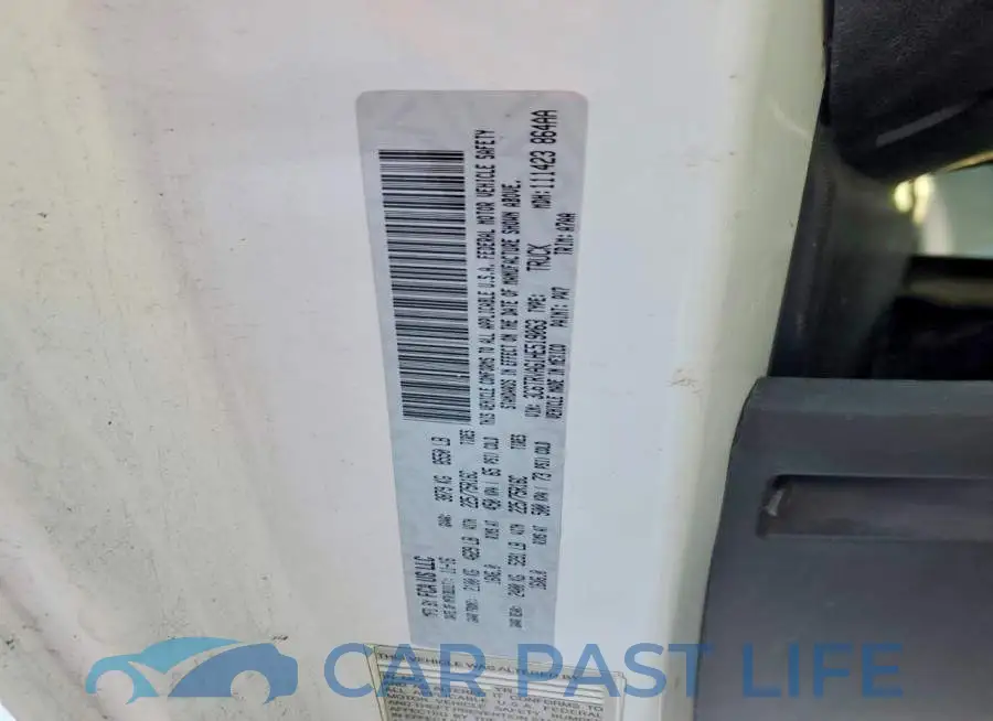 3C6TRVAG1HE519063# 12