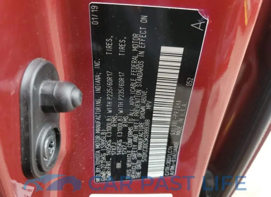5TDYZ3DC5KS999388# 13