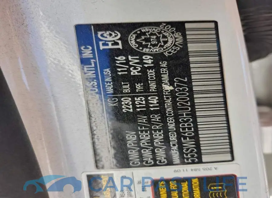 55SWF6EB3HU200372# 12