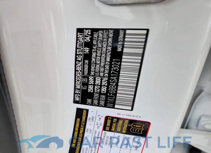 W1KLF6BB4SA173021# 13