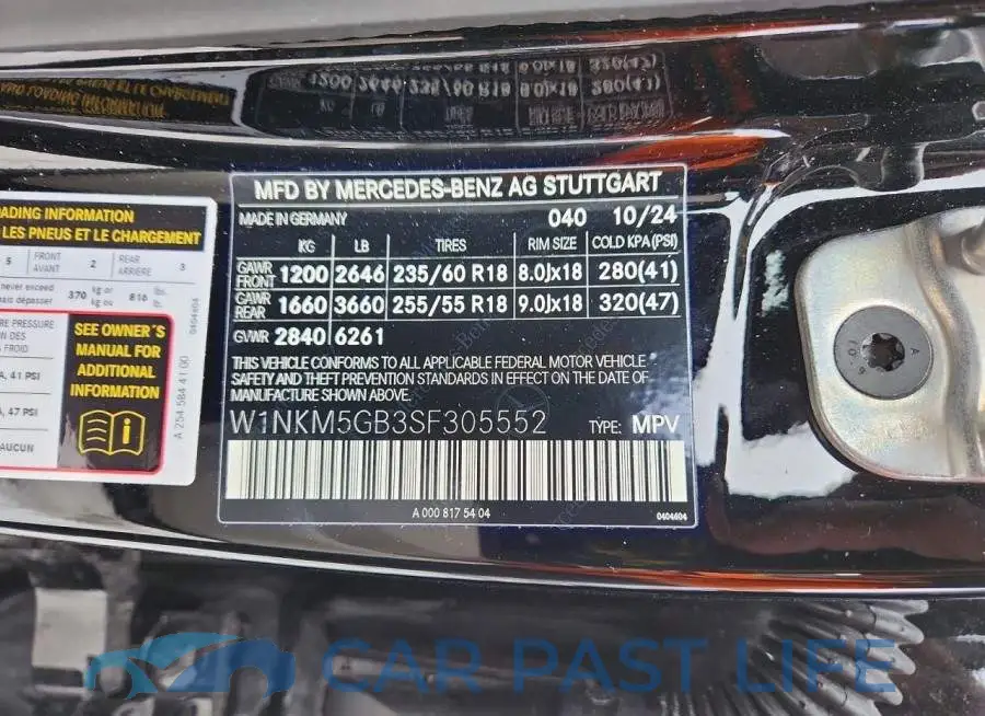 W1NKM5GB3SF305552# 13