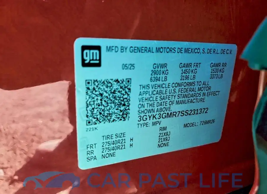 3GYK3GMR7SS231372# 14