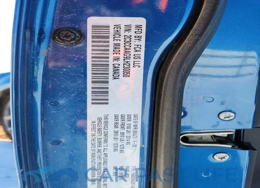2C3CCAAG9LH230050# 12
