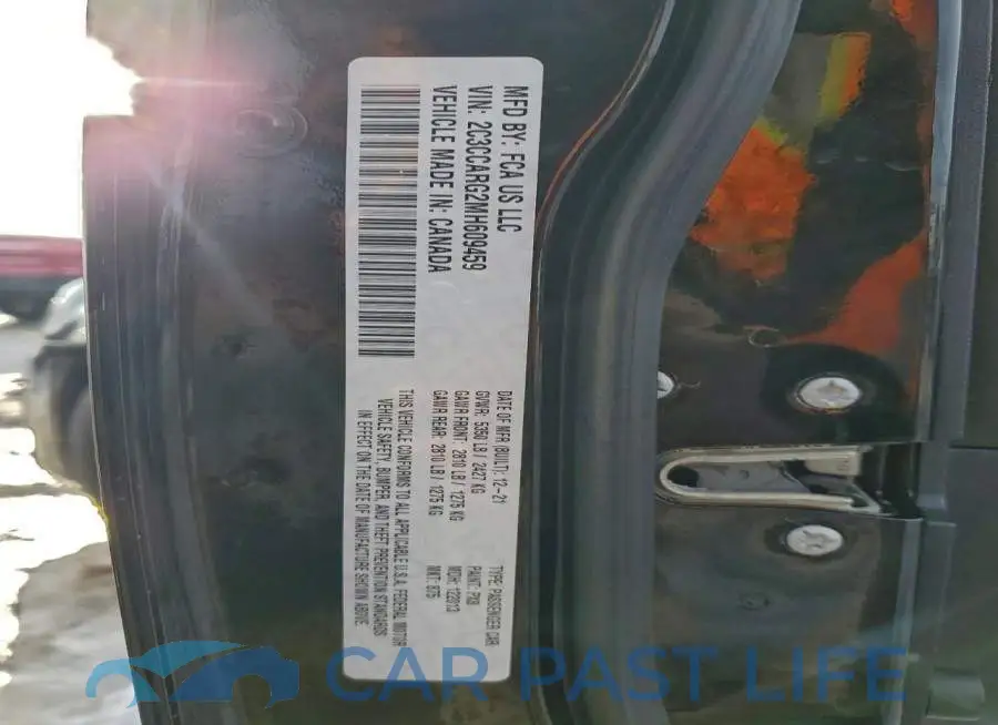 2C3CCARG2MH609459# 12