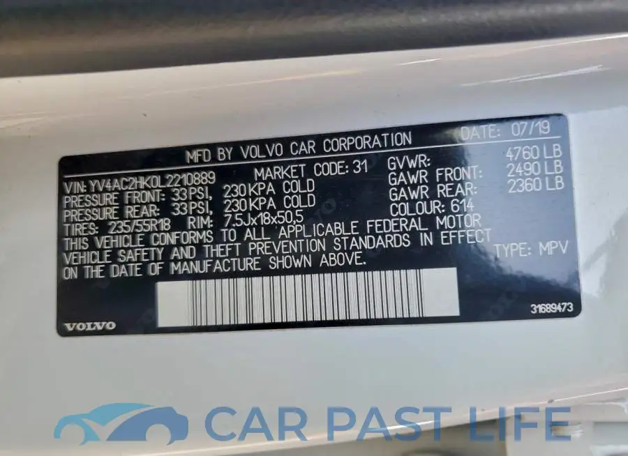 YV4AC2HK0L2210889# 13