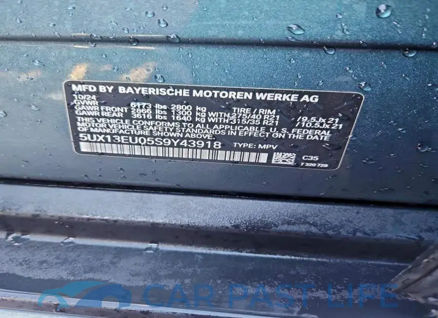 5UX13EU05S9Y43918# 14
