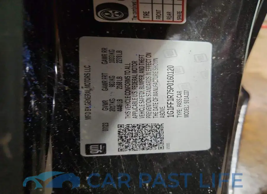 1G1FF1R75P0160120# 13