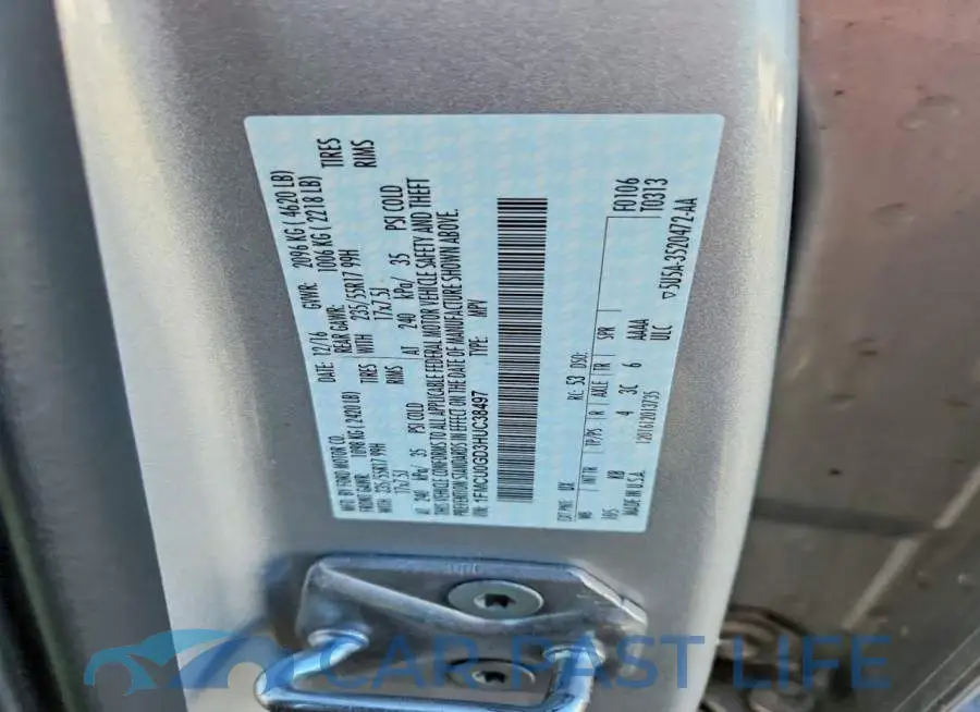 1FMCU0GD3HUC38497# 13