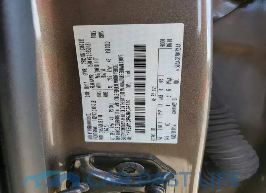 1FTEW1CP6JKC69130# 12