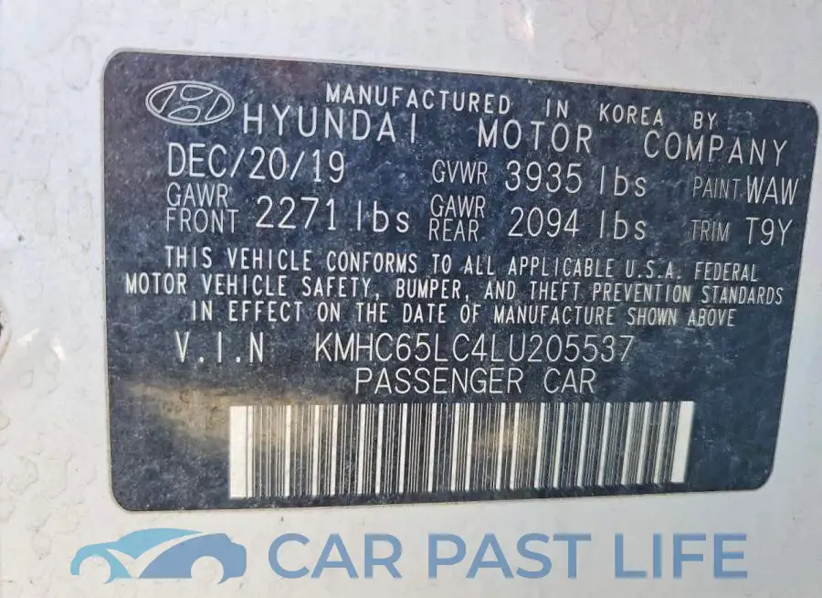 KMHC65LC4LU205537# 12
