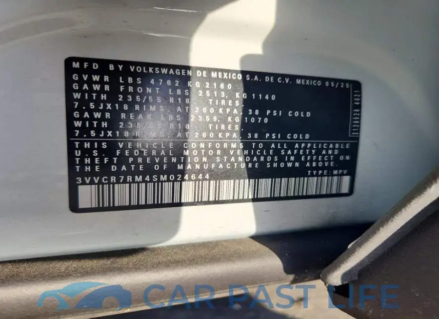 3VVCR7RM4SM024644# 14