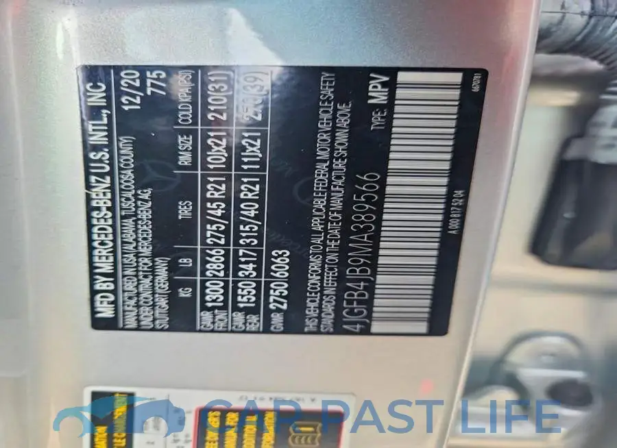 4JGFB4JB9MA389566# 14
