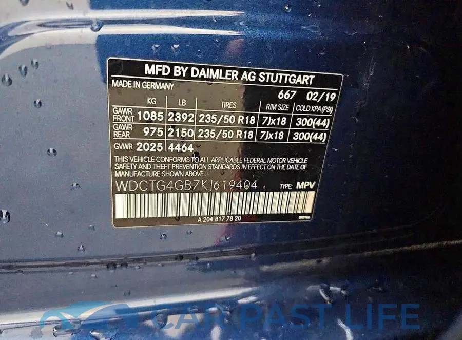 WDCTG4GB7KJ619404# 10
