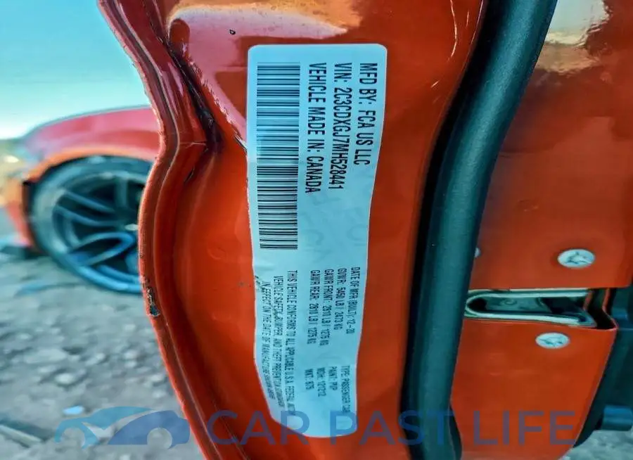 2C3CDXGJ7MH528441# 13