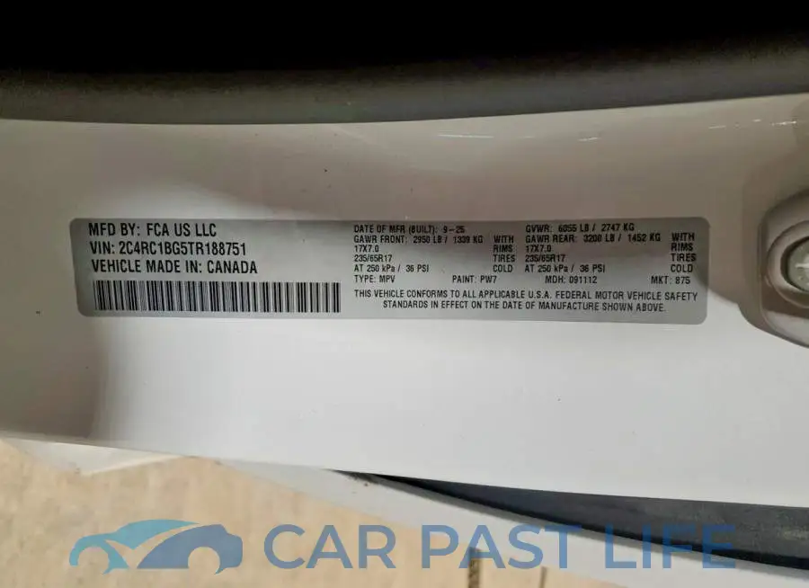 2C4RC1BG5TR188751# 13