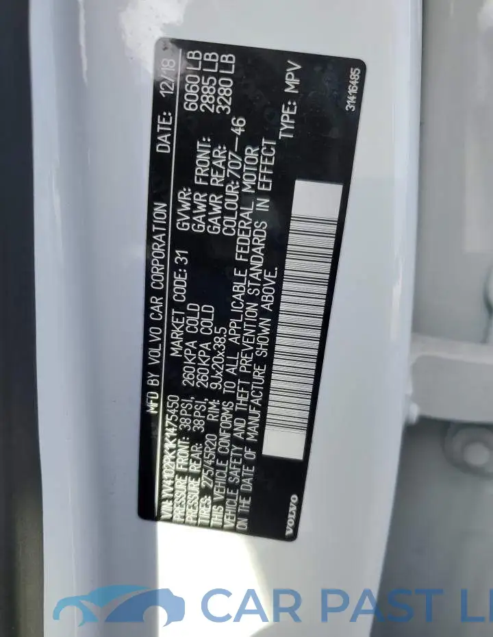 YV4102PK1K1475450# 13