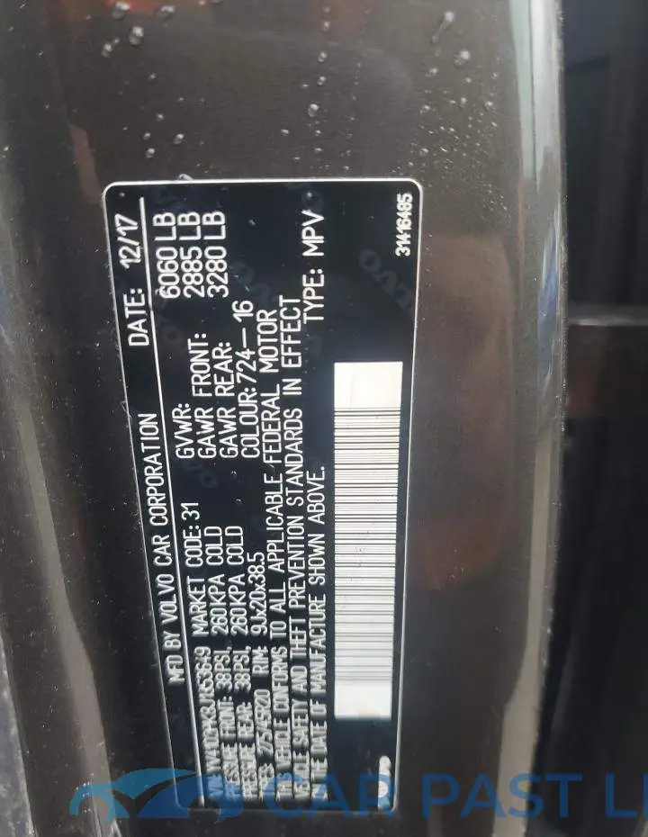 YV4102PK8J1353649# 14