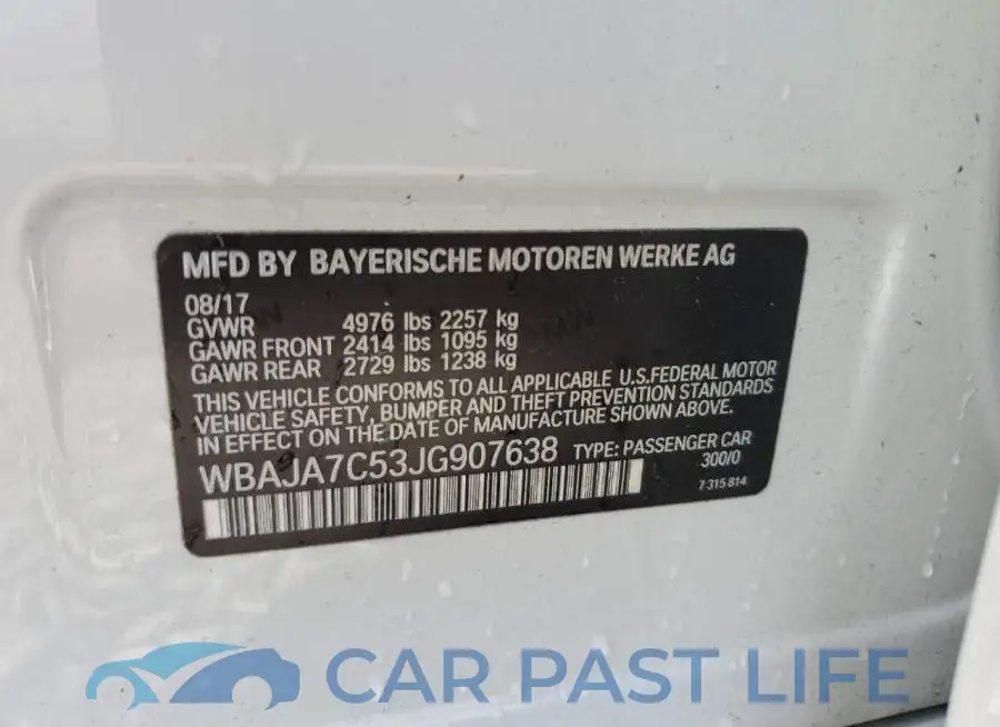 WBAJA7C53JG907638# 12