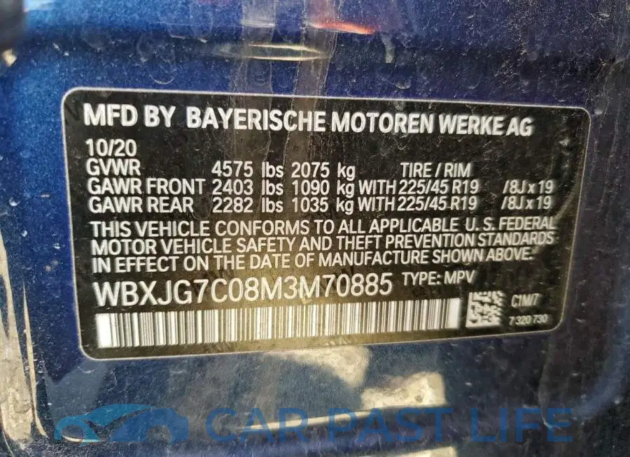 WBXJG7C08M3M70885# 13