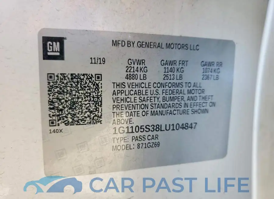 1G1105S38LU104847# 12