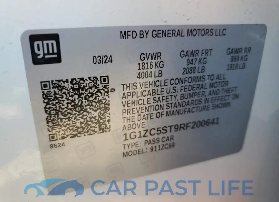 1G1ZC5ST9RF200641# 13
