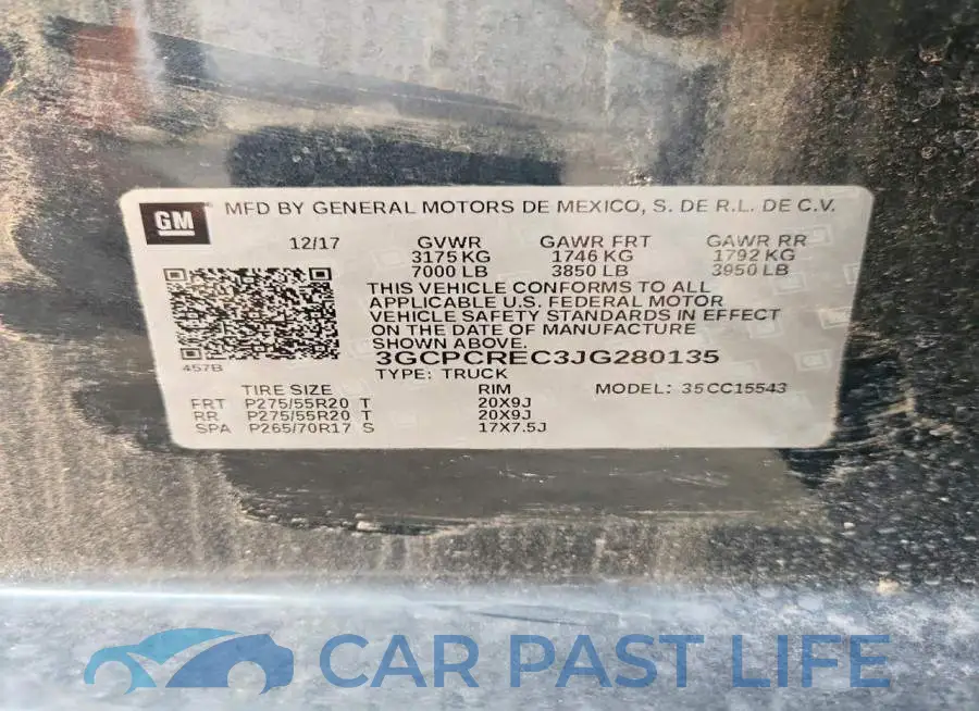 3GCPCREC3JG280135# 12
