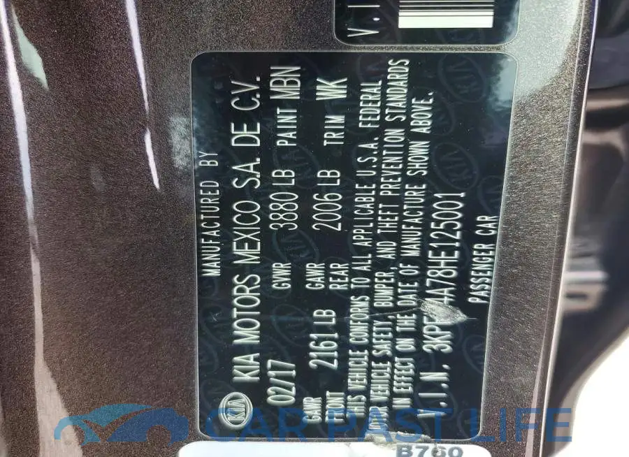 3KPFK4A78HE125001# 12