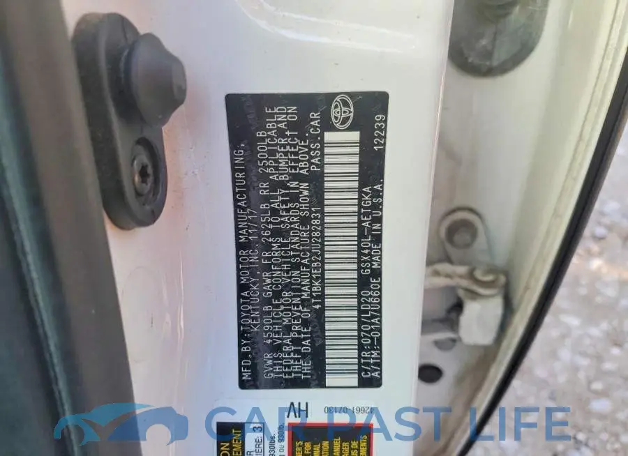 4T1BK1EB2JU282831# 12