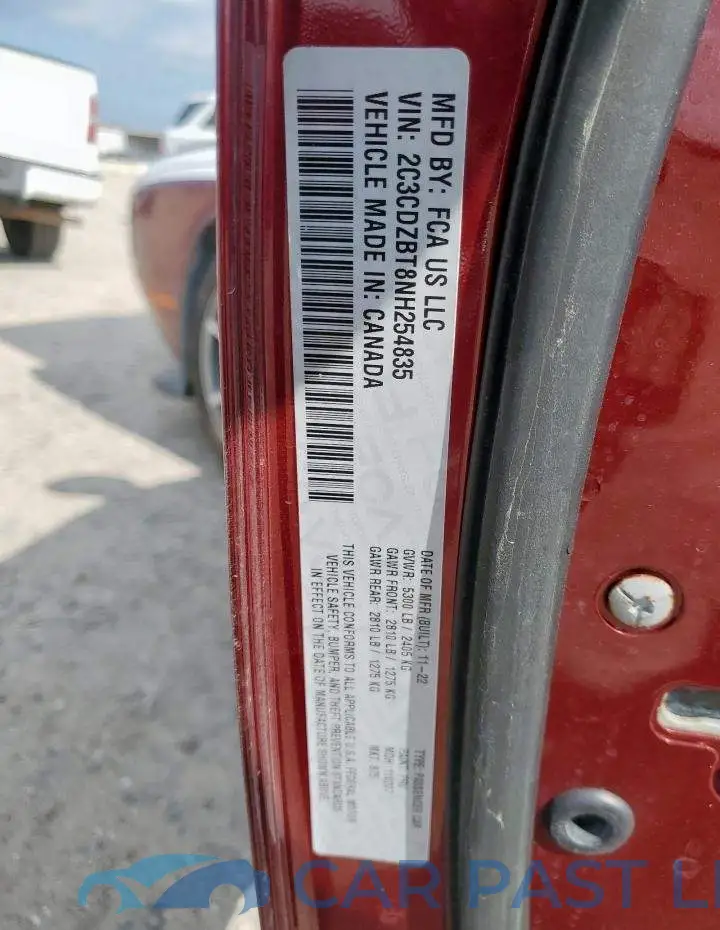 2C3CDZBT8NH254835# 12