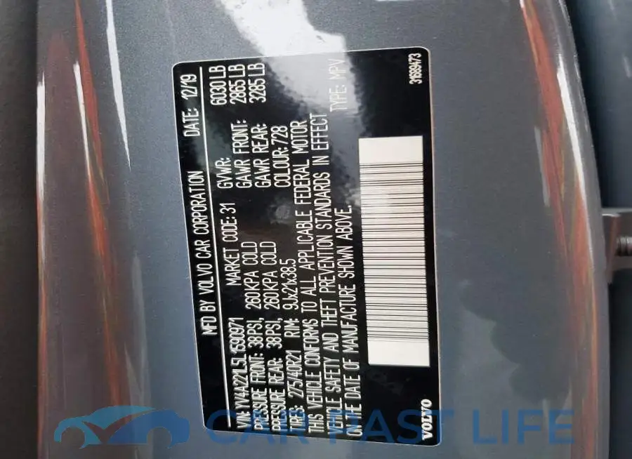 YV4A221L5L1590971# 14