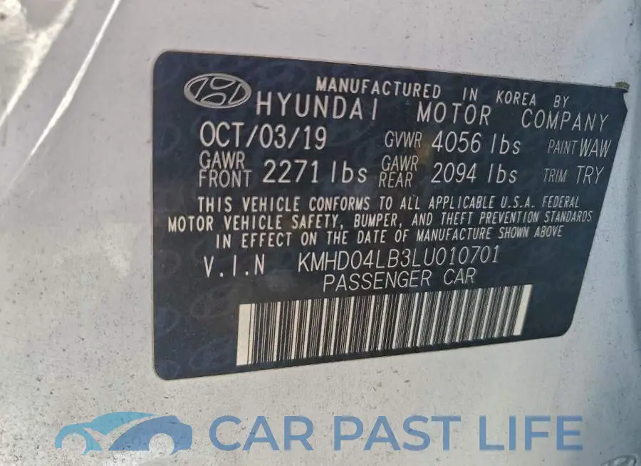 KMHD04LB3LU010701# 12