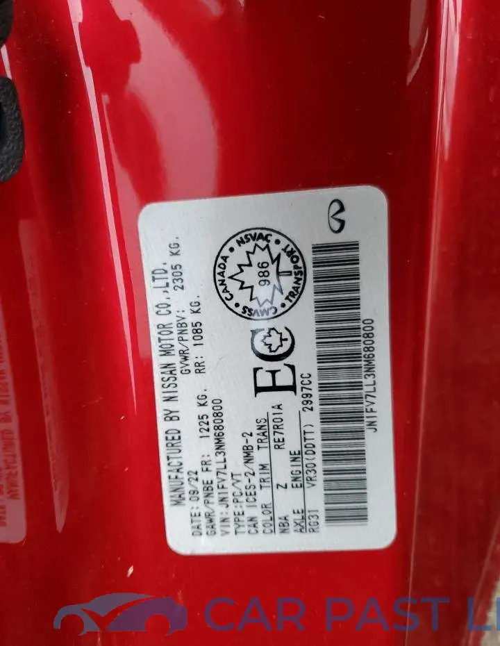 JN1FV7LL3NM680800# 10