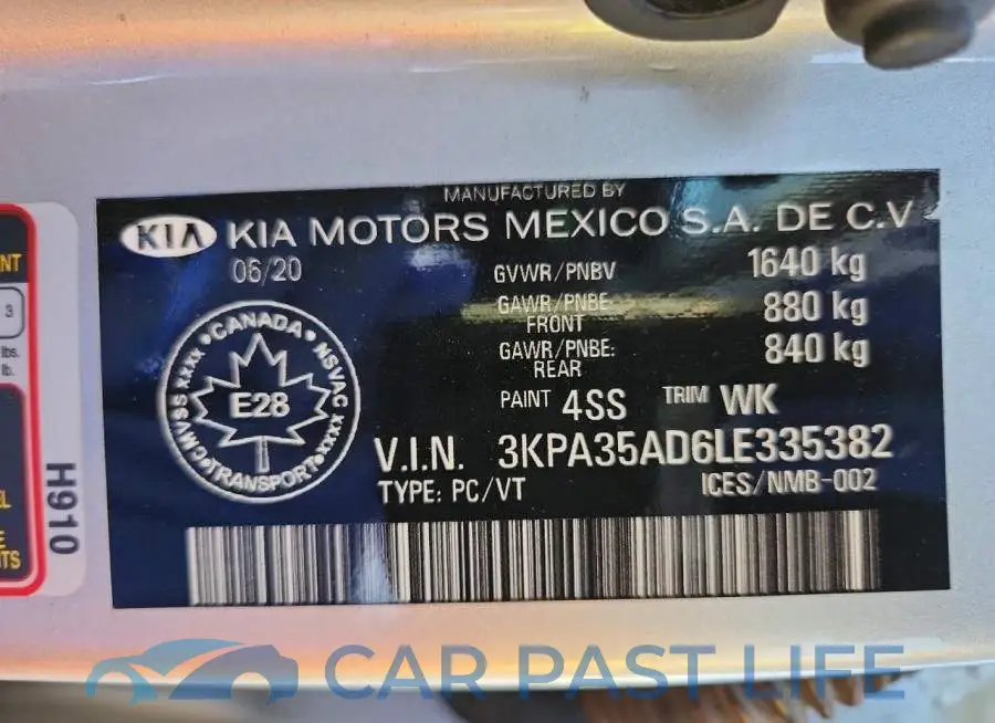 3KPA35AD6LE335382# 12